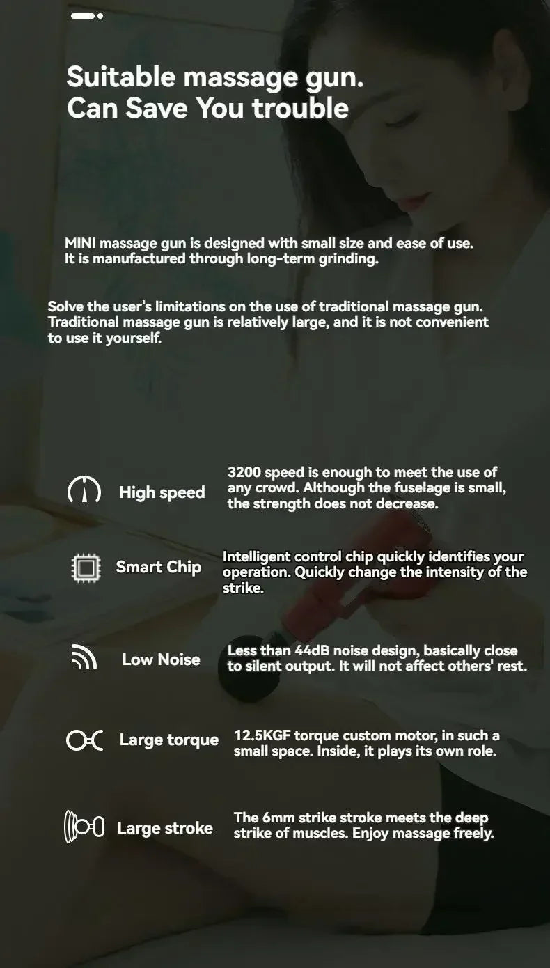 Mini USB Massage Gun