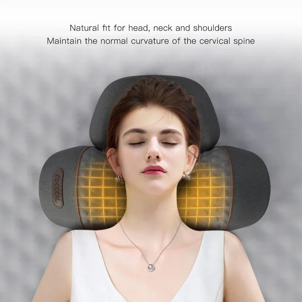 Heated Electric Neck Massager Pillow