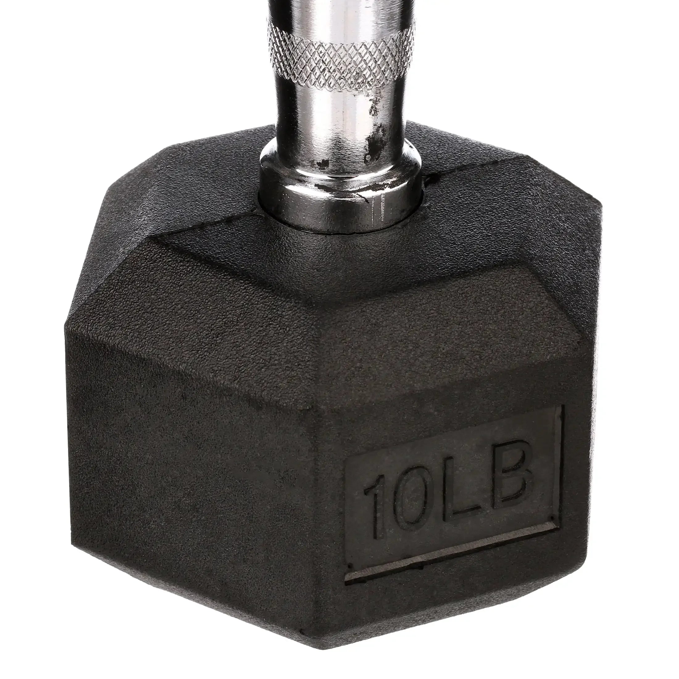 10lb Rubber Encased Hex Dumbbell Pair
