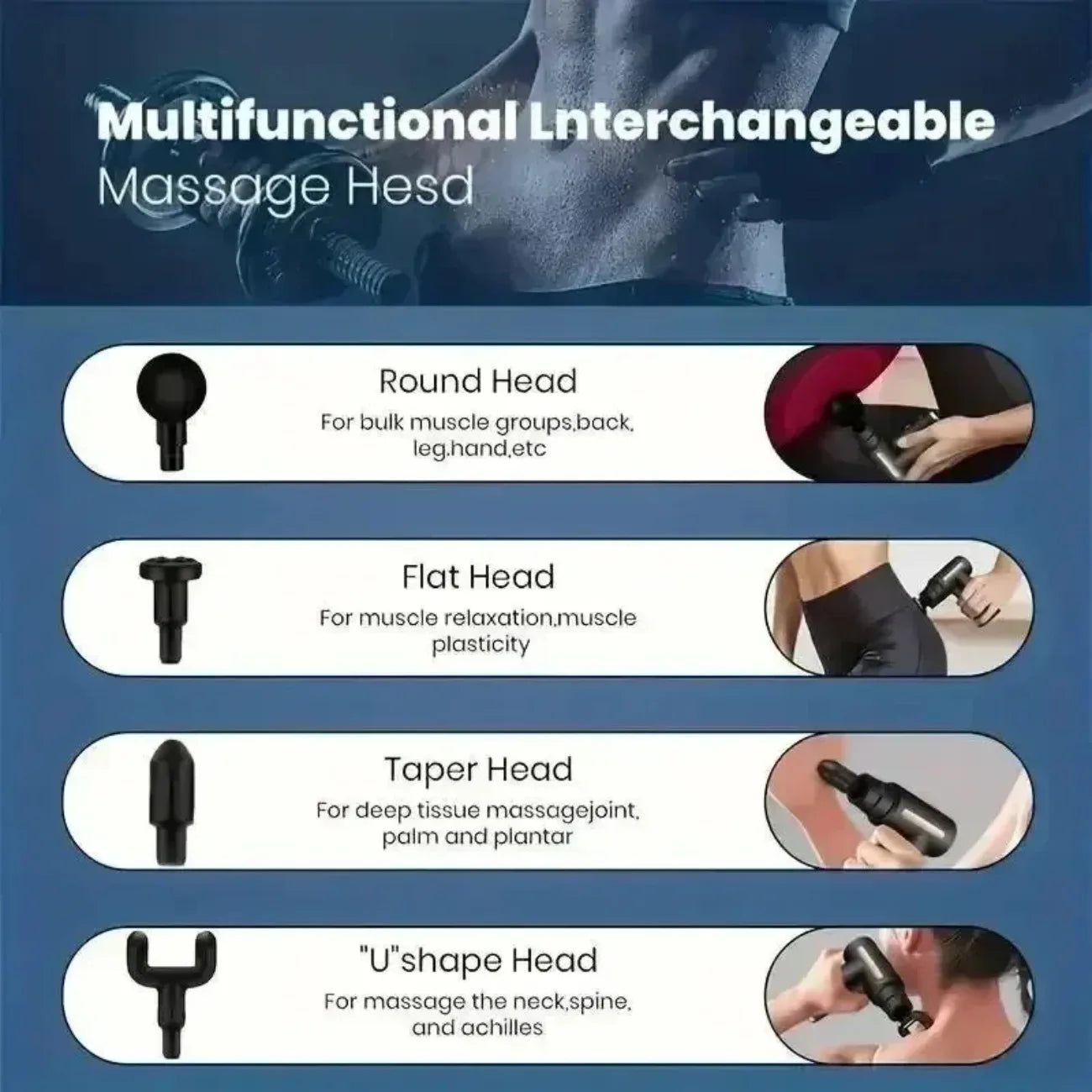 Mini USB Massage Gun