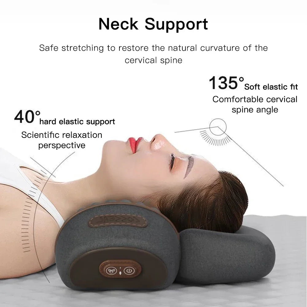 Heated Electric Neck Massager Pillow