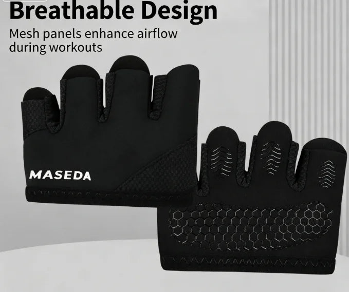 Unisex Lightweight 4-Finger Fitness Gloves
