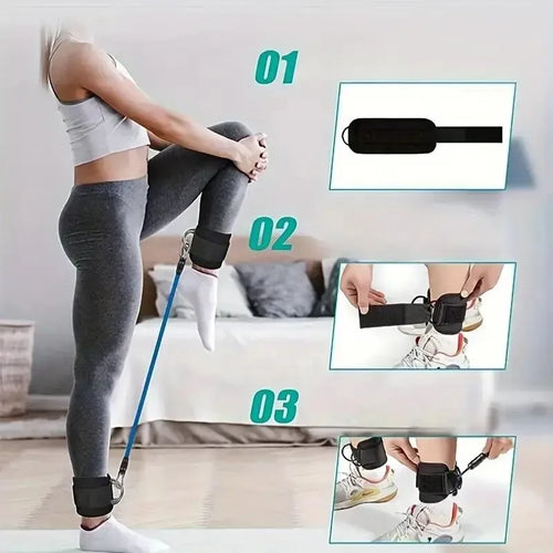 Adjustable Ankle Cuffs - Leg Workout Straps