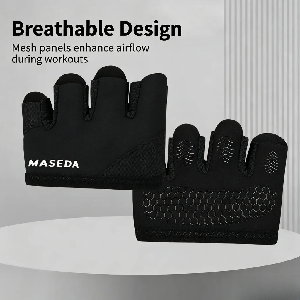 Unisex Lightweight 4-Finger Fitness Gloves