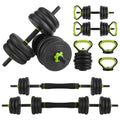 4 in 1 Adjustable Dumbbells 44/66/88Lbs Free Weight Set with Connector
