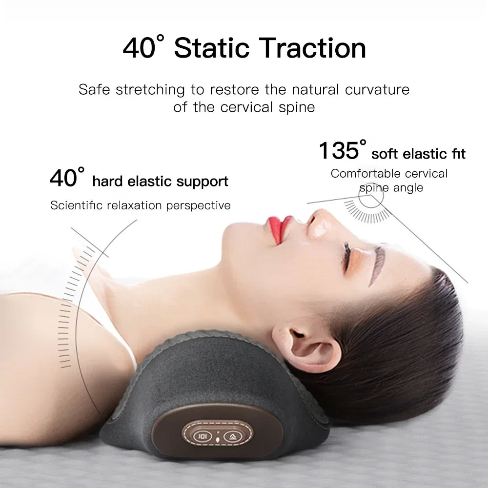 Heated Electric Neck Massager Pillow